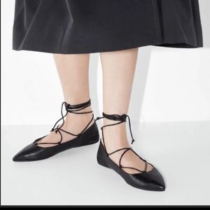 Zara Animal Print ballet flats